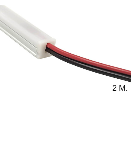 Integrated LED Linear Batten - Surface - DETROIT - SILVER -24V- 0,5m - 1 m - 1,5m - 2m
