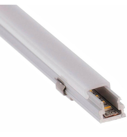 Barra lineare LED integrata- Superficie - DETROIT ARGENTO -24V- 0,5m - 1m - 1,5m - 2m