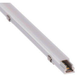 Integrated LED Linear Batten - Surface - DETROIT - SILVER -24V- 0,5m - 1 m - 1,5m - 2m