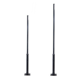 Søjle REKA - Sort - 3 meter - 4 meter
