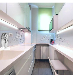 Régua linear LED - NEW YORK  PRATA - 0,5m - 1m - 1,5m - 2m - IP54
