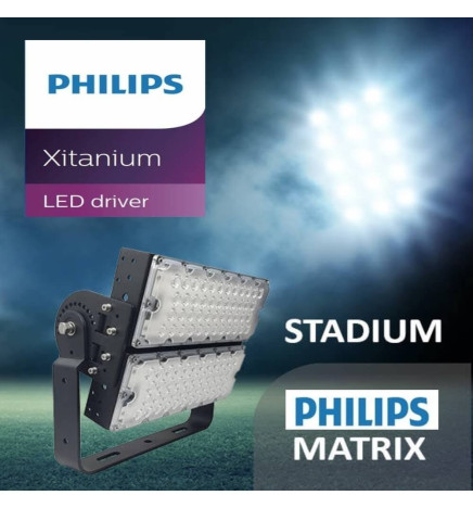Floodlight LED 480W MATRIX Bridgelux Chip - 200Lm/W - 20º