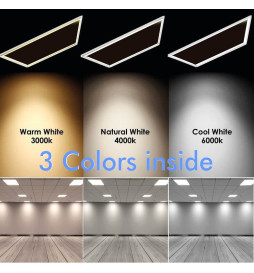 FIT LED-Panel 60x60 44W - Philips Certa - Hvit Lysramme - CCT