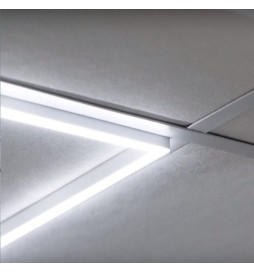FIT LED-Panel 60x60 44W - Philips Certa - Hvit Lysramme - CCT