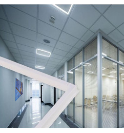 FIT LED-Panel 60x60 44W - Philips Certa - Hvit Lysramme - CCT