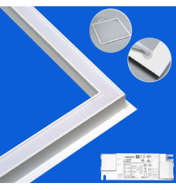 FIT Panel LED - 60x60 44W  - Philips Certa - White Lighting Frame - CCT