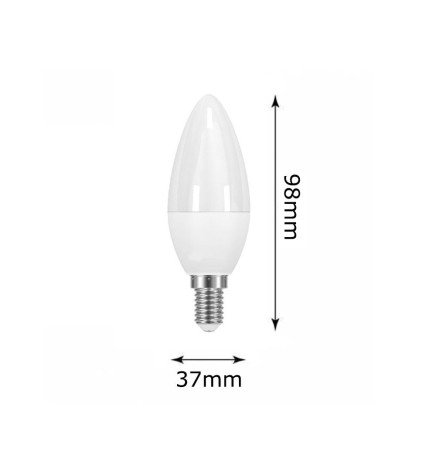 Lâmpada Vela LED 6W  E14 C37 180º - OSRAM Chip