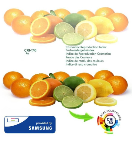 Dichroitische LED 6W SAMSUNG  GU10 GLASS
