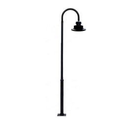 Støtte for LED gatelampe Reka -  stål - 67 cm