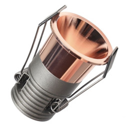 5W LED Downlight  Pearl Chrome Bridgelux Chip - 40° - UGR11- CCT