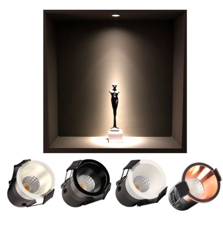 Empotrable LED 5W  Bridgelux Chip  -  40° - UGR11