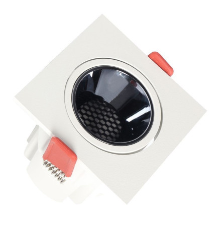 12W LED Downlight Square White - Bridgelux Chip - UGR11- CCT- CRI+92
