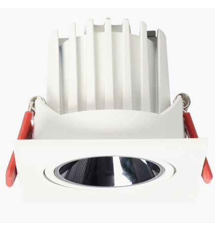 12W LED Downlight Square White - Bridgelux Chip - UGR11- CCT- CRI+92