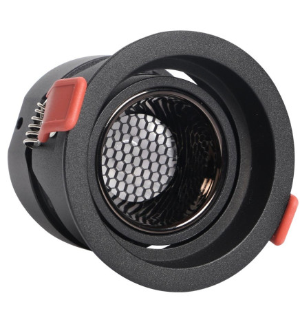 LED Downlight 12W Sort - Bridgelux Chip - UGR11 - CCT- CRI+92