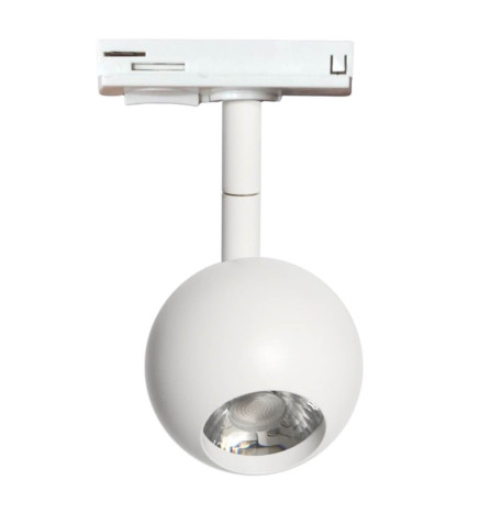 LED Tracklight 10W FENIX - White - Single-phase rails - CRI+93