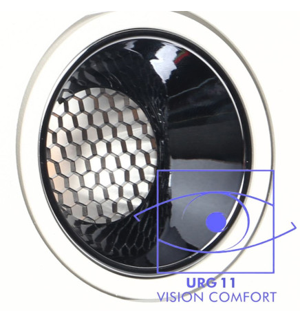 12W LED Downlight Square White - Bridgelux Chip - UGR11- CCT- CRI+92