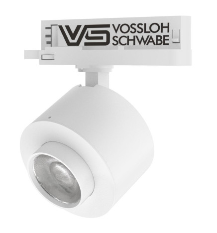 LED TrackLight 28W LEIPZIG - 3 Phase rails - VOSSLOH - Adjustable Optics 36º-60º