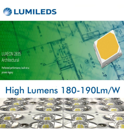 Farol LED 100W FRIGG - PHILIPS Chip LUMILEDS