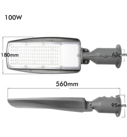 LED Katuvalo 100W FRIGG - PHILIPS LUMILEDS Chip