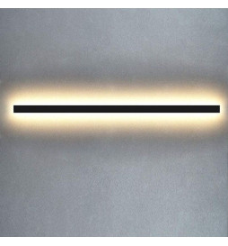 LED-Væglampe  -Lineær - WASHINGTON SORT - 0,5 m - 1 m - 1,5 m - 2 m - IP54