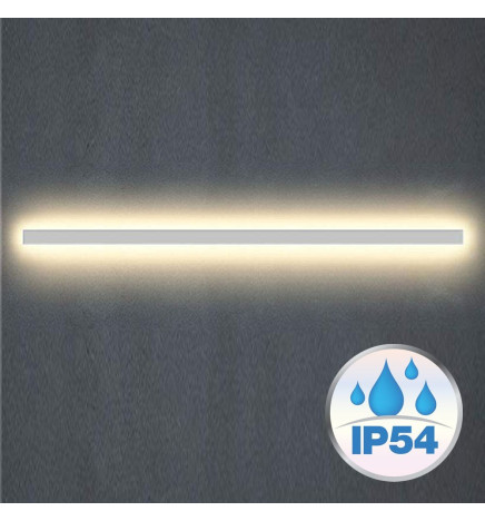 LED Wandleuchte - Lineare - WASHINGTON WEISS - 0,5m - 1m - 1,5m - 2m - IP54