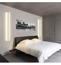 LED Wandleuchte - Lineare - WASHINGTON WEISS - 0,5m - 1m - 1,5m - 2m - IP54