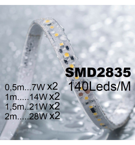 LED-Væglampe  -Lineær - WASHINGTON SORT - 0,5 m - 1 m - 1,5 m - 2 m - IP54