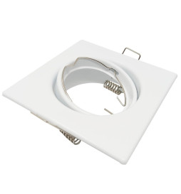 Firkantet justerbar ring for dikroisk LED GU10 MR16