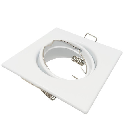 Firkantet justerbar ring for dikroisk LED GU10 MR16