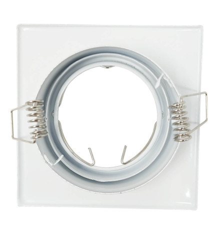 Firkantet justerbar ring for dikroisk LED GU10 MR16