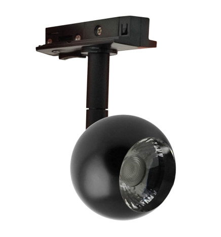 LED Tracklight 10W FENIX - Black - Single-phase rails - CRI+93
