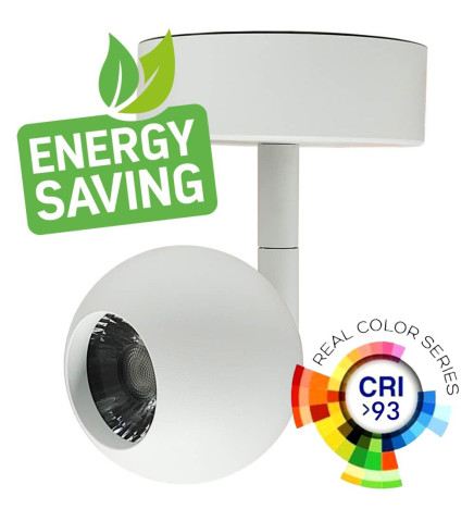 12W FENIX White CRI+93 SURFACE LED Spotlight - UGR13 - CCT