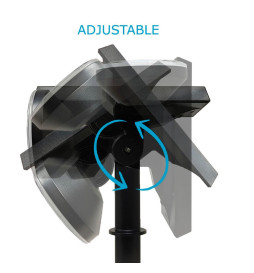 Solar garden light 4500K with motion sensor