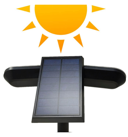 Solar garden light 4500K with motion sensor