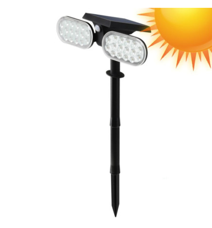 Solar garden light 4500K with motion sensor