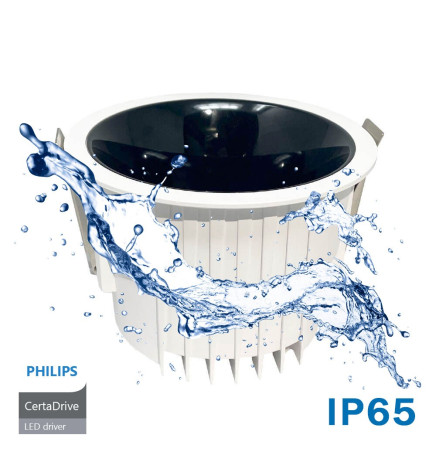 Encastrável 40W Circular - Philips CertaDrive - CCT - UGR13 - IP65