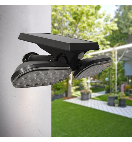 Solar trädgårdslampa 4500K med rörelsesensor
