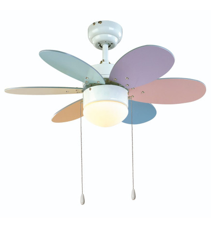 LED-fläkt i taket RAINBOW - E27 - IP20