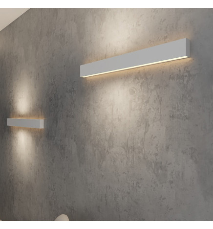 LED Wandleuchte - Lineare - WASHINGTON WEISS - 0,5m - 1m - 1,5m - 2m - IP54