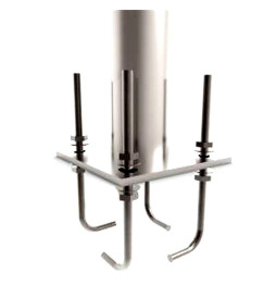 Floor Anchor Bolt for Column Street lamp - Zinc Plated Steel - 16mm