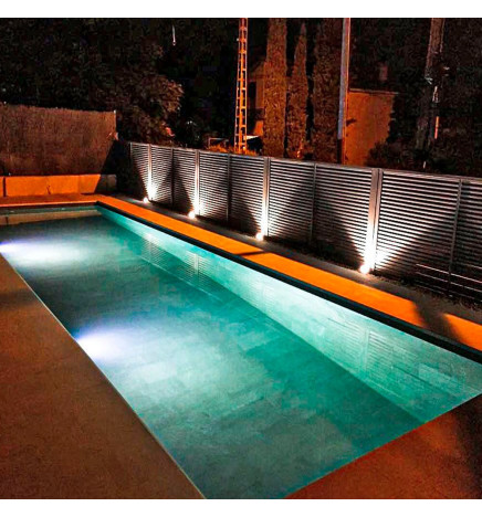 Foco Led Submersíveis - 18W - DC12V -  IP68 - Aço inoxidável