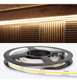 Ruban LED COB 24V | 512 LED/m | 5m | FLIP CHIP | 1650Lm | 15W/M | CRI90 | IP20