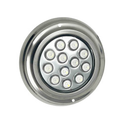 Undervanns LED Spots - 36W - DC12V - IP68 - Rustfritt stål