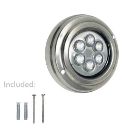 Foco Led Submersíveis - 18W - DC12V -  IP68 - Aço inoxidável
