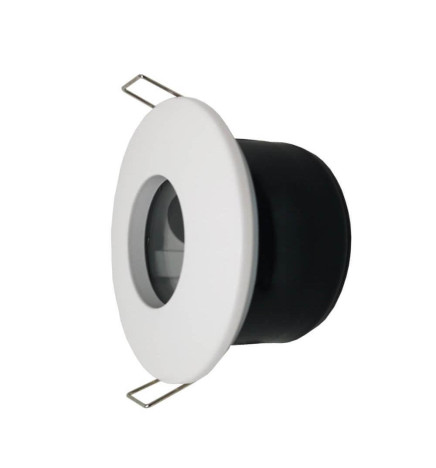 Cirkelring til dikroisk LED GU10 MR16 - IP65 - Ø80mm - Aluminium