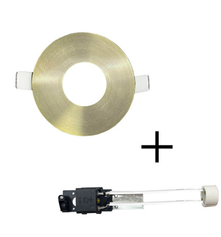 PACK 2 - LED Frame Fixed round GU10-MR16 - BRONZE