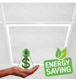 FIT Panel LED - 60x60 44W  - Philips Certa - White Lighting Frame - CCT