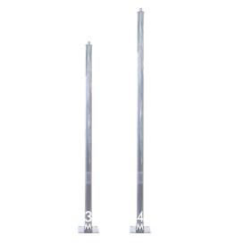 Columna URBAN Galvanizada -  3 metros  - 4 metros
