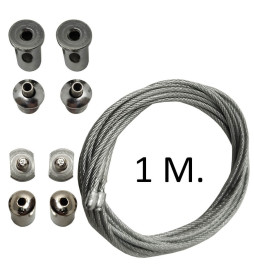 Suspension kit for Hanging Rail - 1 metre