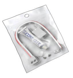 KIT Silicone Glue for LED Strips + Connector + Cover + End Cap - IP65
